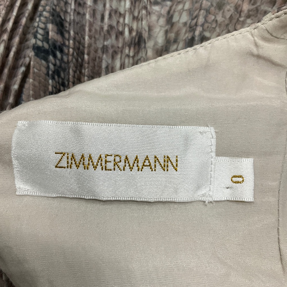 ZIMMERMANN BEIGE / TAUPE MULTI CORSAGE PYTHON COQ… - image 4
